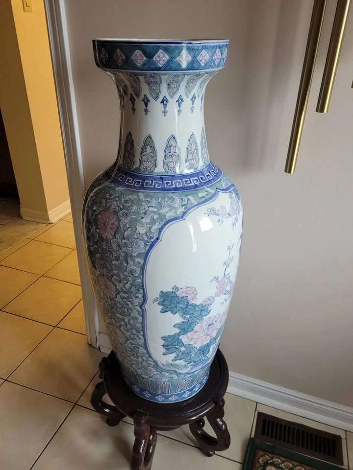 Antique Vase with Stand