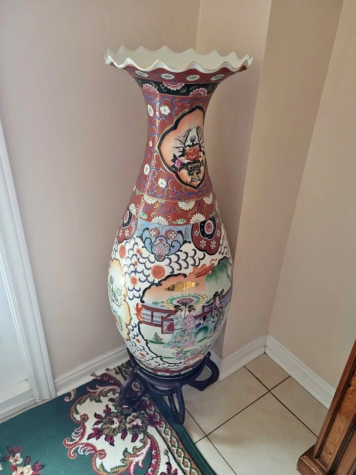 Antique Vase with Stand