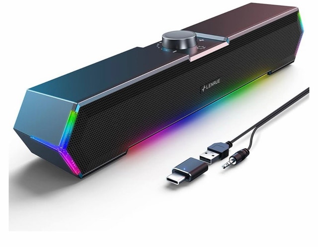 LENRUE G11 Computer Speakers for Desktop