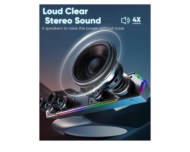 LENRUE G11 Computer Speakers for Desktop - photo 2