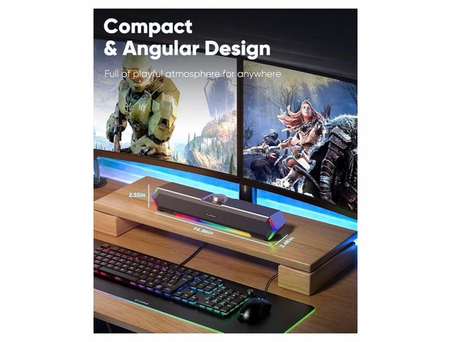 LENRUE G11 Computer Speakers for Desktop - photo 5