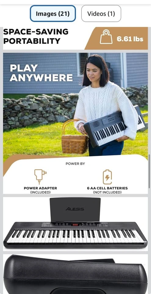 BRAND NEW IN BOX 📦 Alesis Melody 61 MK4 Keyboard Piano for Begin - photo 4