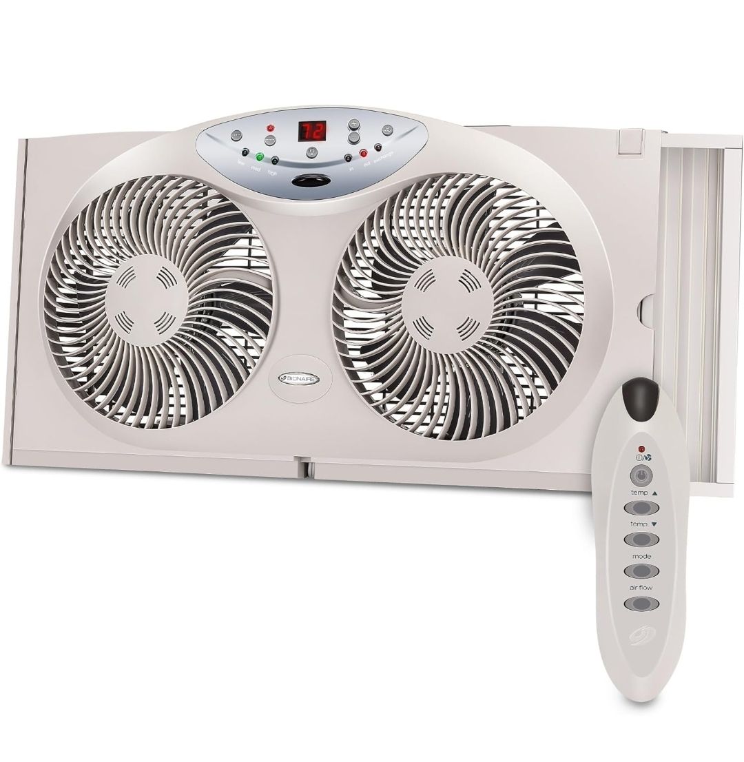 Window Fan with Reversible Airflow Blades - photo 3
