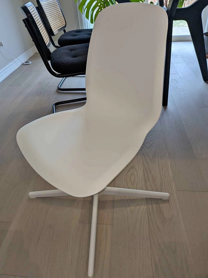 IKEA adjustable-height chair white