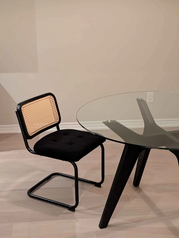 Article Emmer 47" Glass Dining Table – Black Oak - photo 3