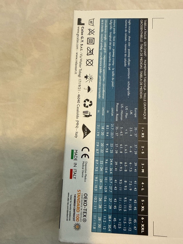 Brand new compression socks 20-30mmHg black (2 pairs) - photo 2