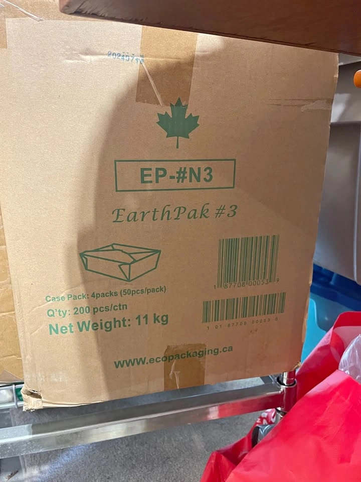 EarthPak 64oz Paper Food Boxes (50 ct)