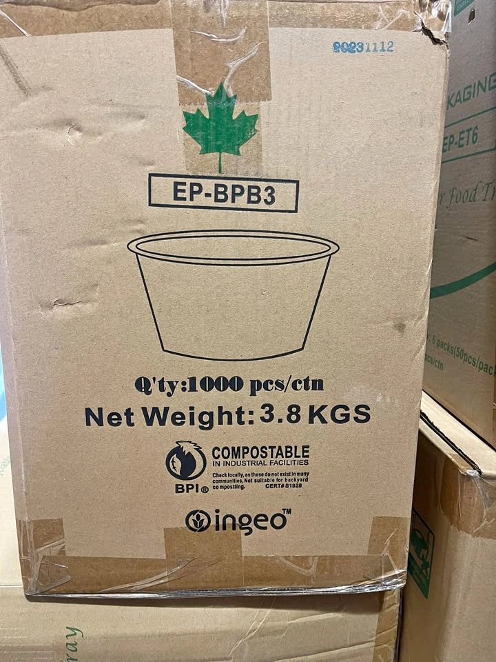 3oz Compostable Kraft Paper Bowls