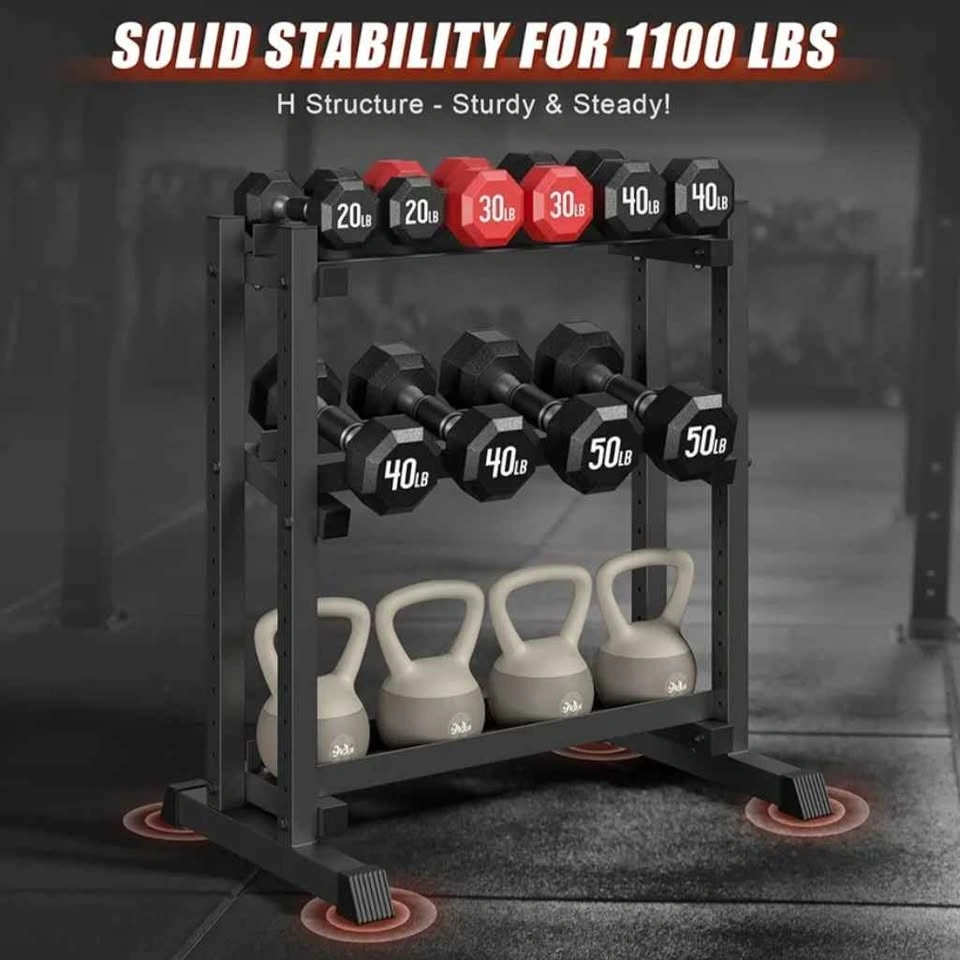 3-Tiers Dumbbell Rack Stand - photo 2