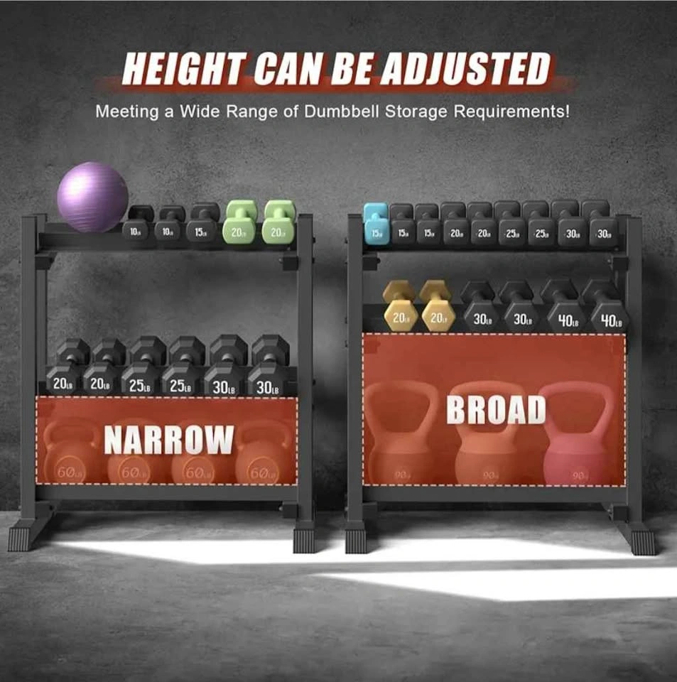 3-Tiers Dumbbell Rack Stand - photo 4