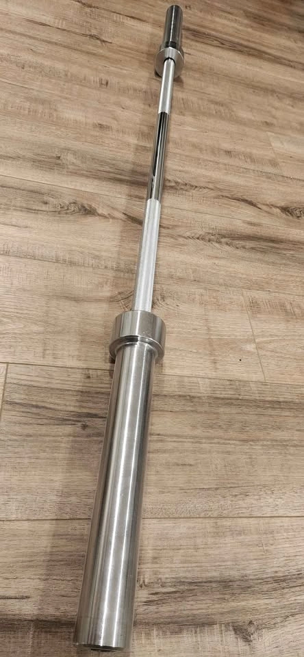 5ft Olympic Barbell with Spring Clamps - Chrome - photo 5
