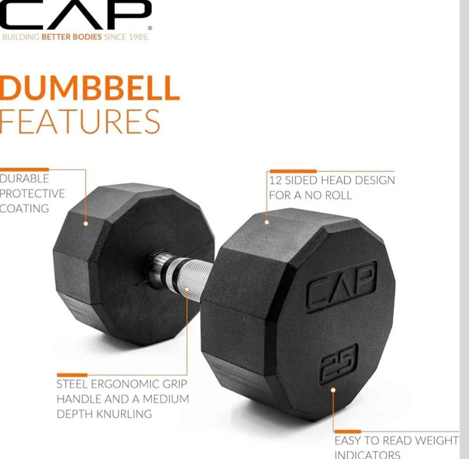 CAP 12-sided single Dumbbell 25 lbs - photo 4