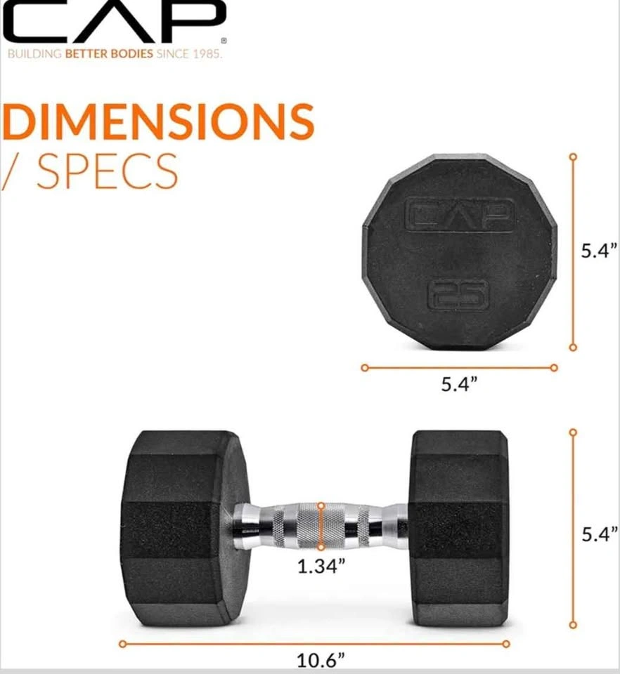 CAP 12-sided single Dumbbell 25 lbs - photo 5
