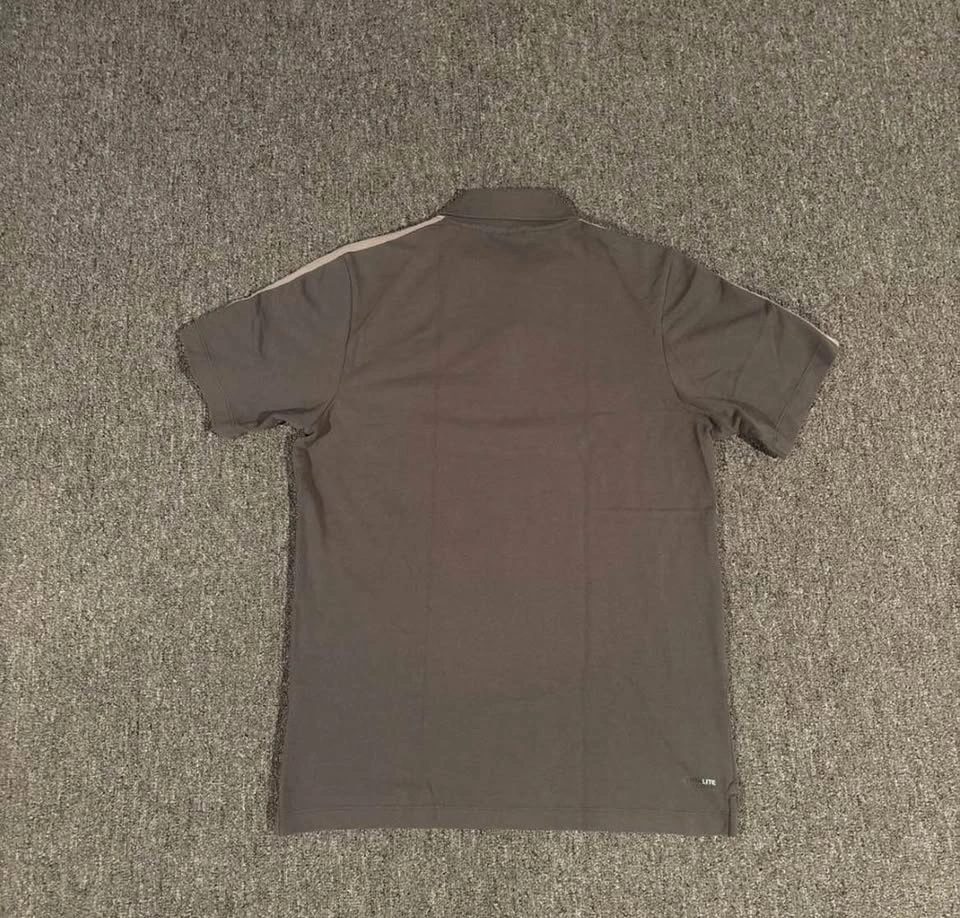 Adidas Polo Shirt - Brown/Cream (Fits Medium) - photo 3