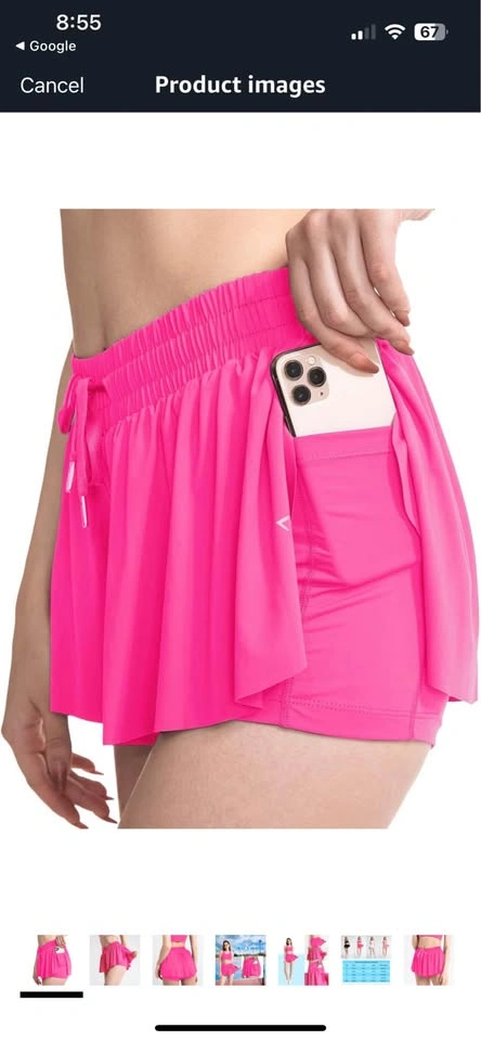Hot Pink Athletic Skort - photo 2