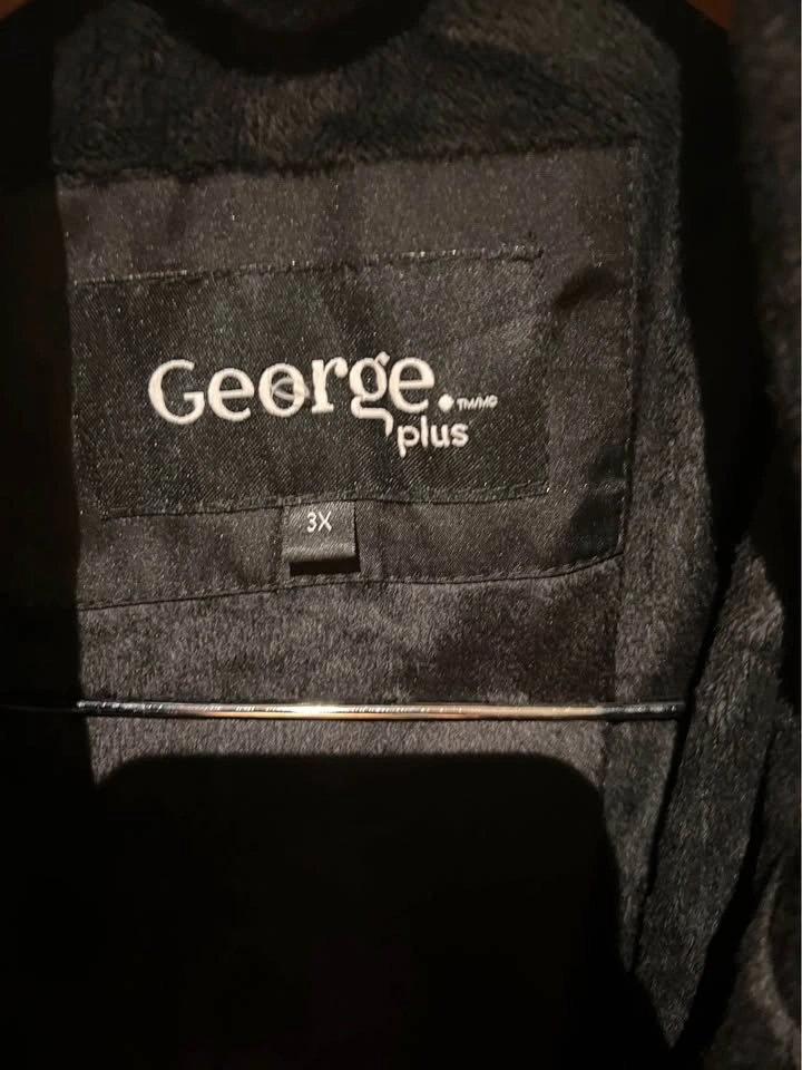 George Black Hooded Warm Jacket - photo 2