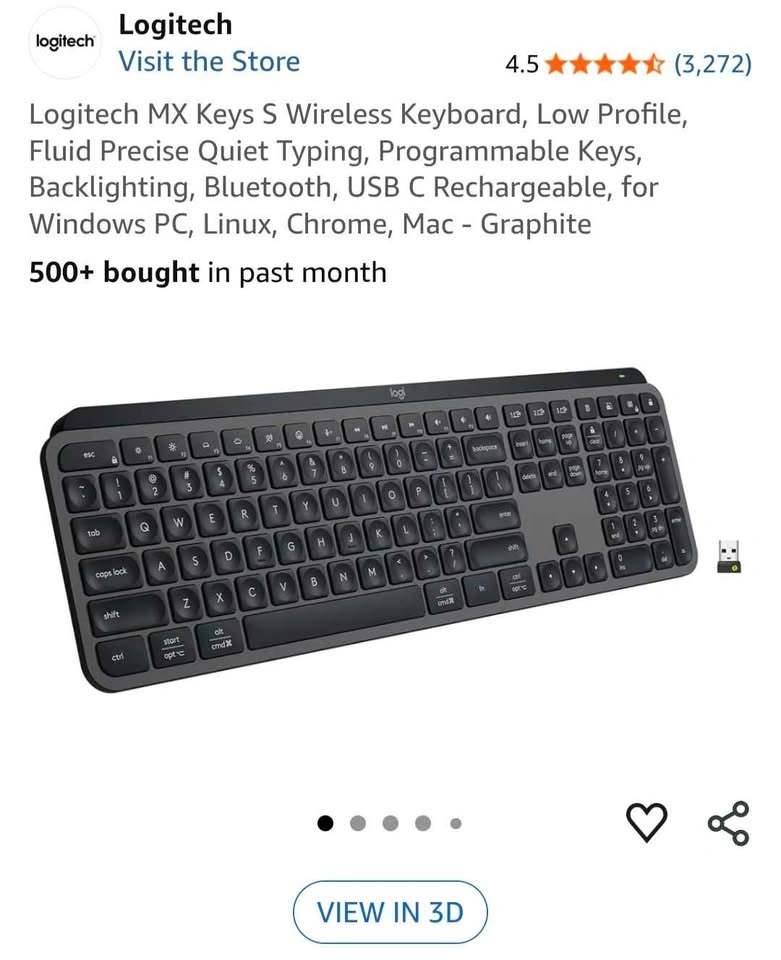 Logitech MX Keys (Spanish Layout) - photo 2
