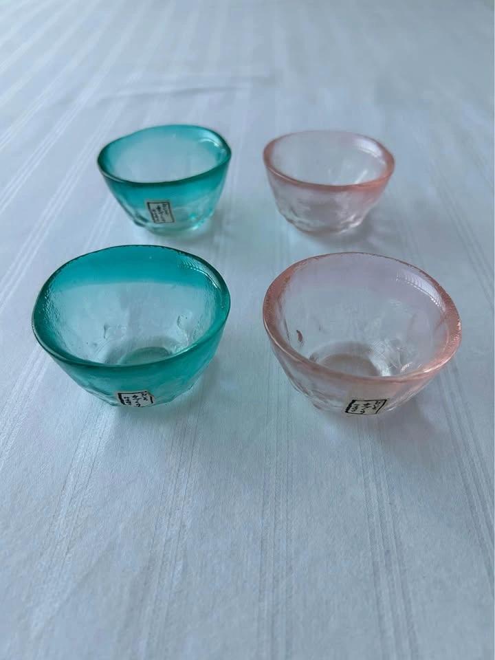 Japanese Glass Sake Cups - photo 2