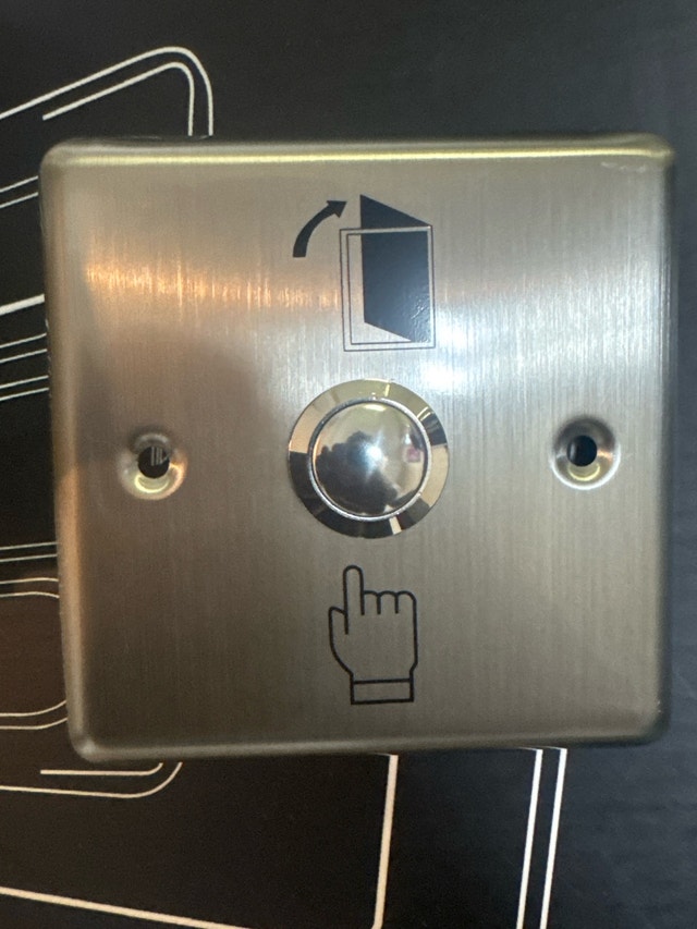 Stainless Steel Push to Exit Button for Access Control
