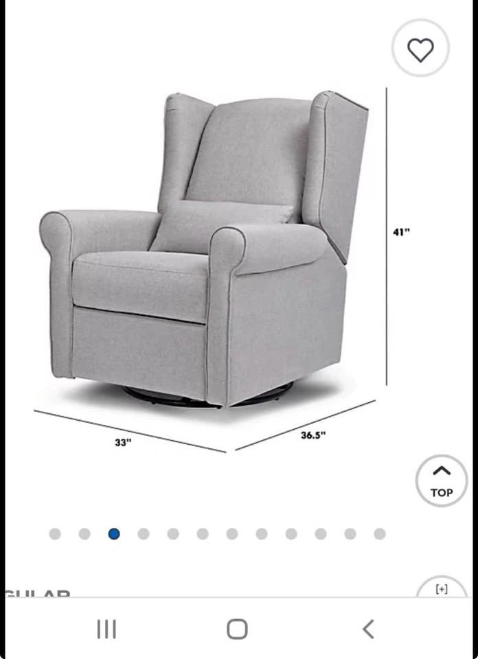Davinci Hayden Recliner and Swivel Glider