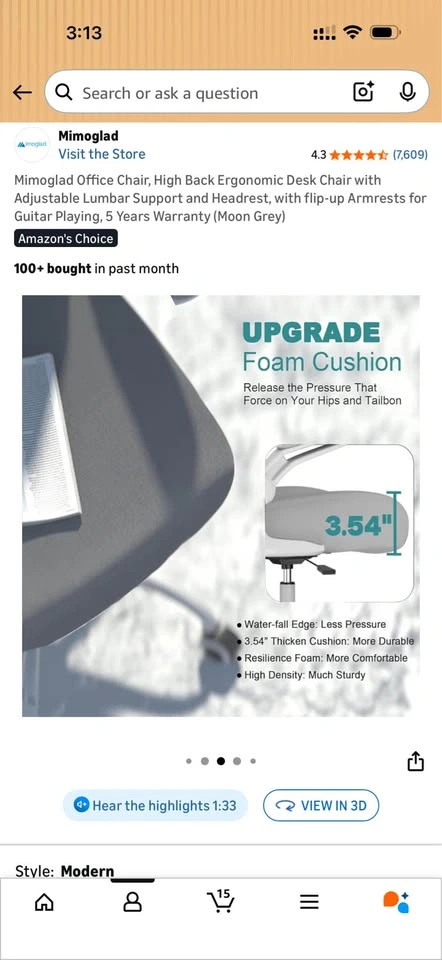 White office chair for sale - photo 4