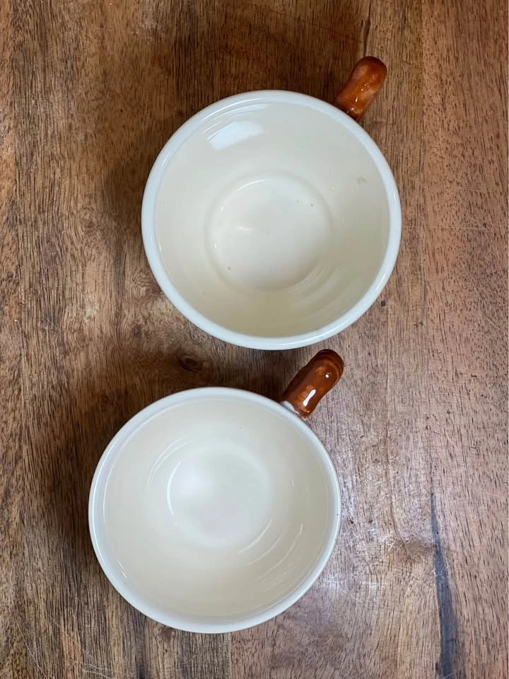 Vintage Franciscan Apple Teacups - Hand-Painted USA/England - photo 4