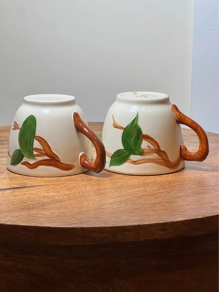 Vintage Franciscan Apple Teacups - Hand-Painted USA/England - photo 5