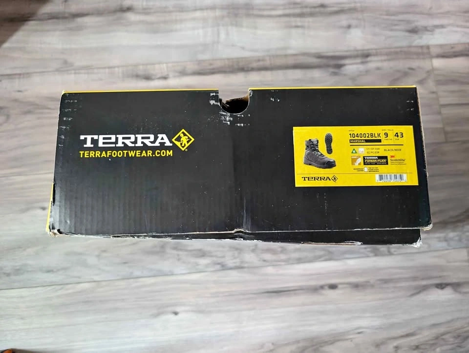 Terra Men Steel Toe Work Boots