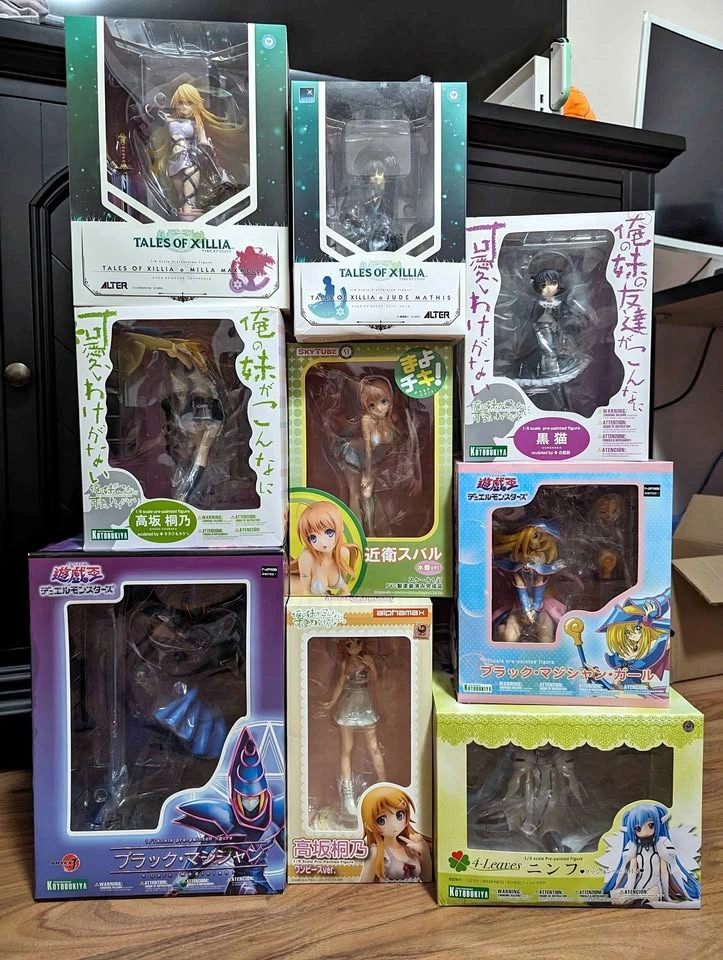 Anime Figures - Tales of Xillia, Oreimo, Dark Magician Girl & Mo