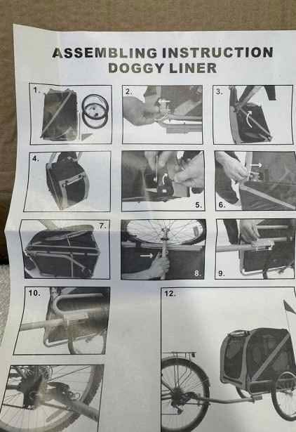 Aosom Dog Bike Trailer/Pet Cart - NEW - photo 5