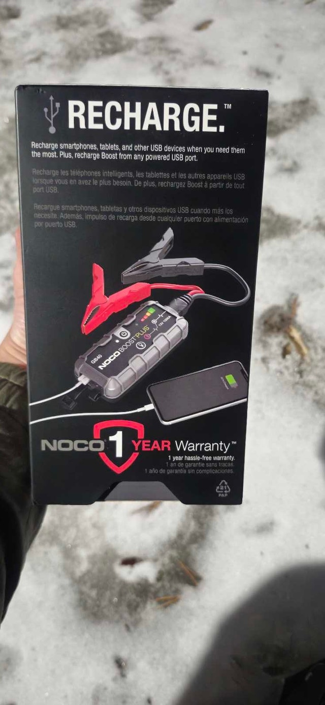 NOCO Boost Plus GB40 1000 Amp Jump Starter - photo 3