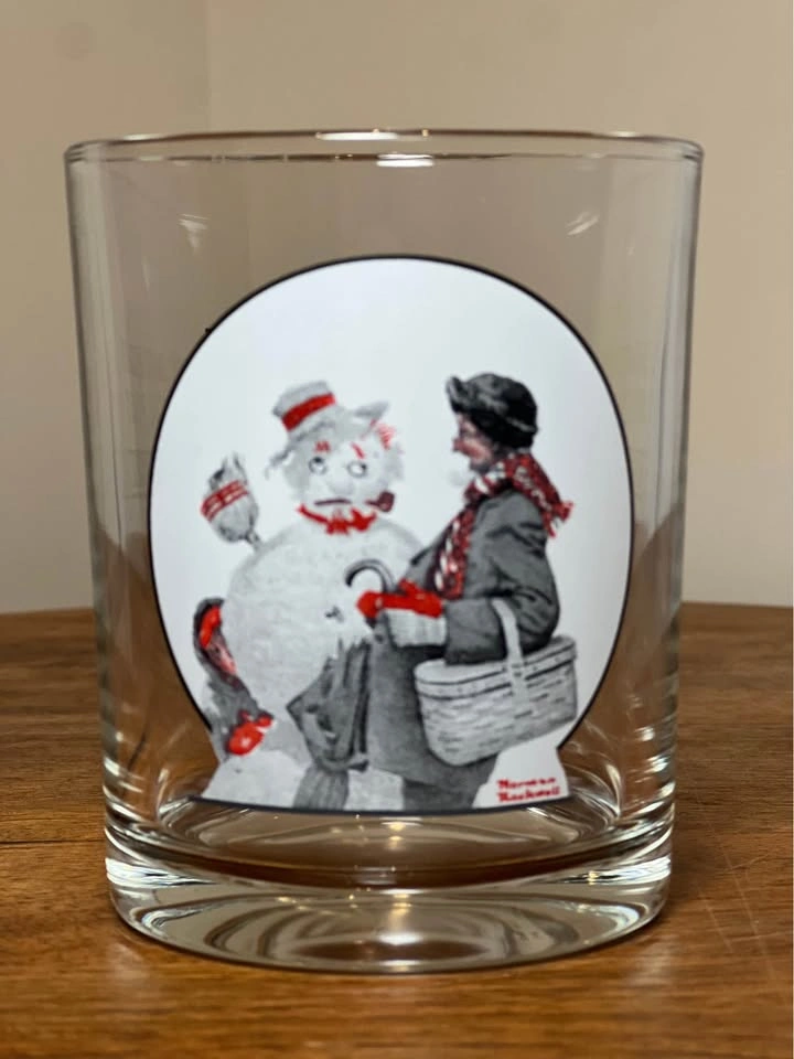 Norman Rockwell Cocktail Glasses - Saturday Evening Post - photo 3