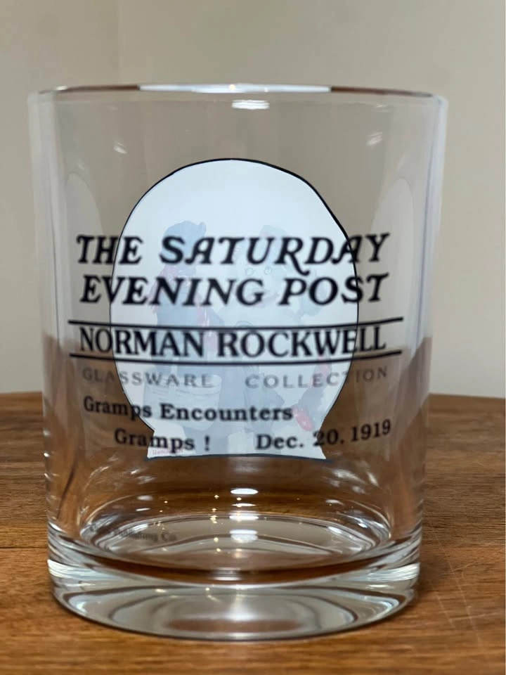 Norman Rockwell Cocktail Glasses - Saturday Evening Post - photo 4