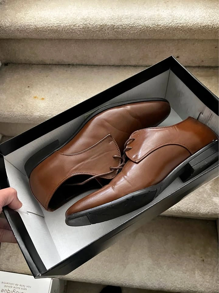 Cognac color dress shoes