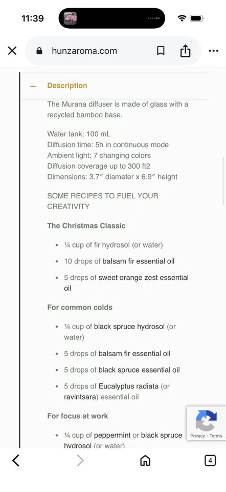 Ultrasonic Oil Diffuser - Murano Glass Design - photo 3