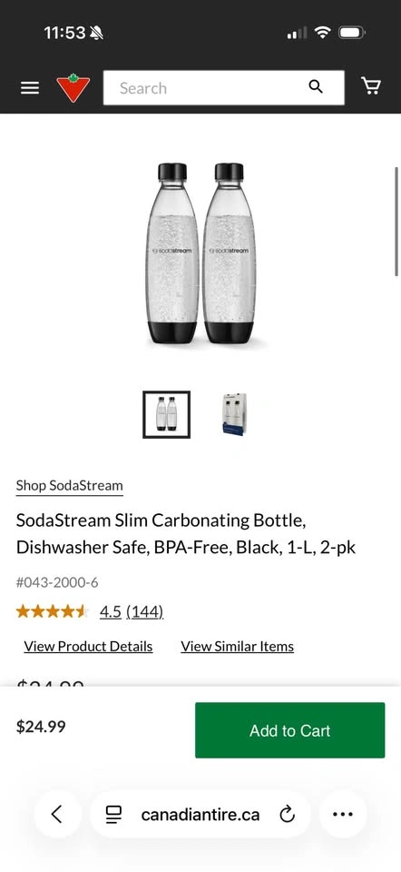 SodaStream Set with CO2 Cylinder and Bottles - photo 4