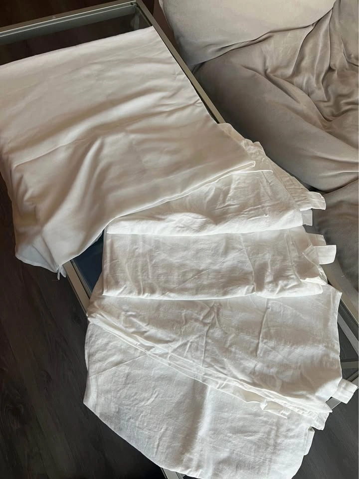 Set of 2 pairs of curtains + 1 sheer panel (5 panels) - photo 2