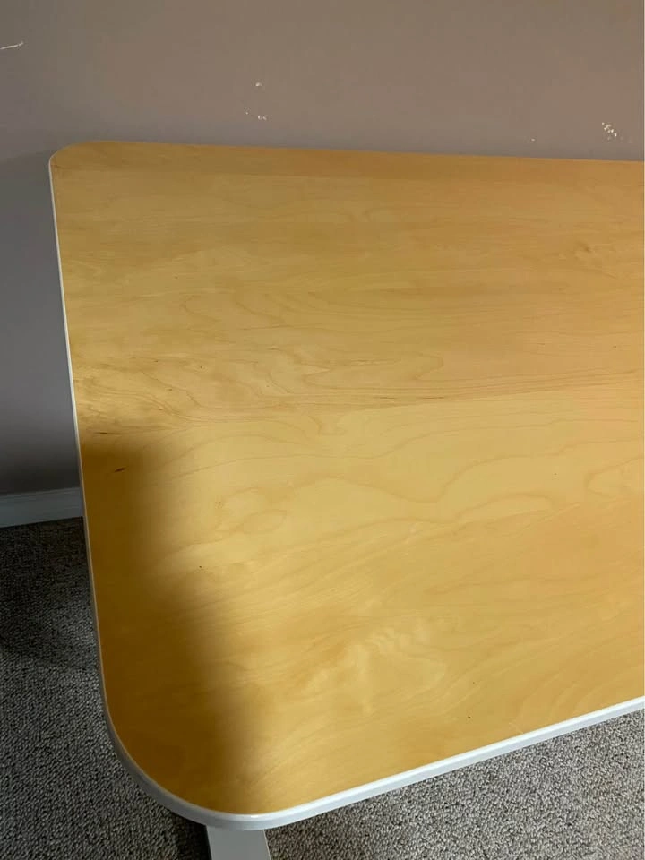 Light Wooden Style IKEA Desk (Delivery Available) - photo 4