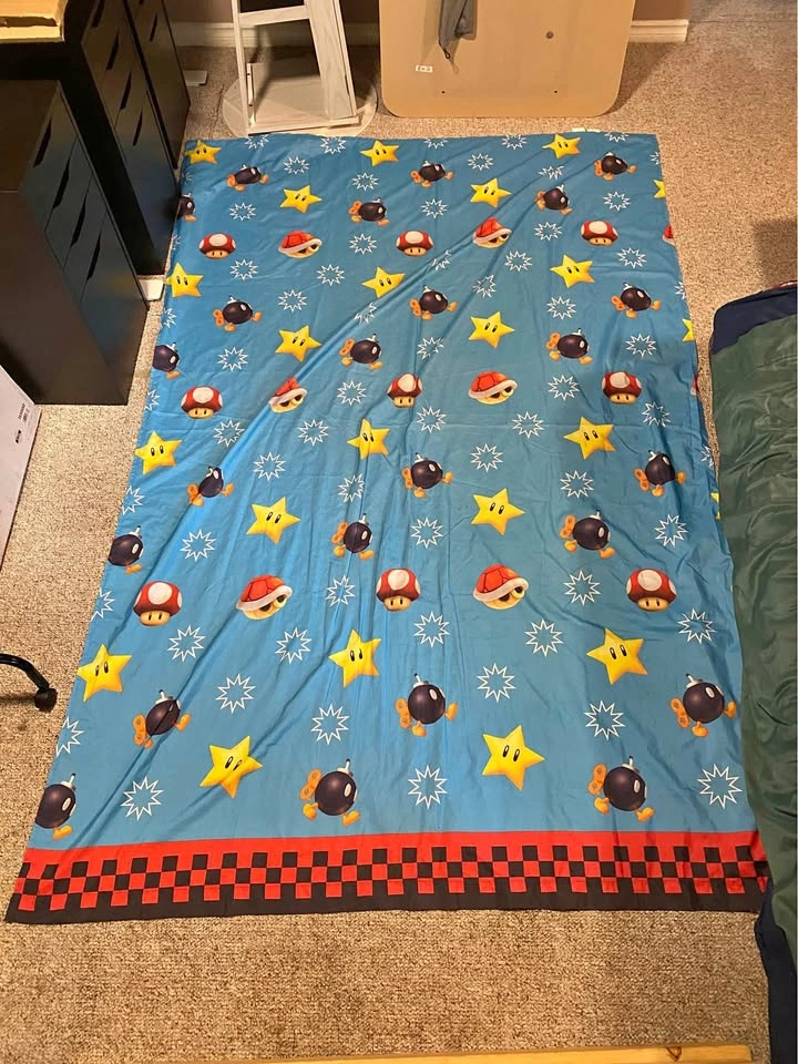 super marior bed sheet