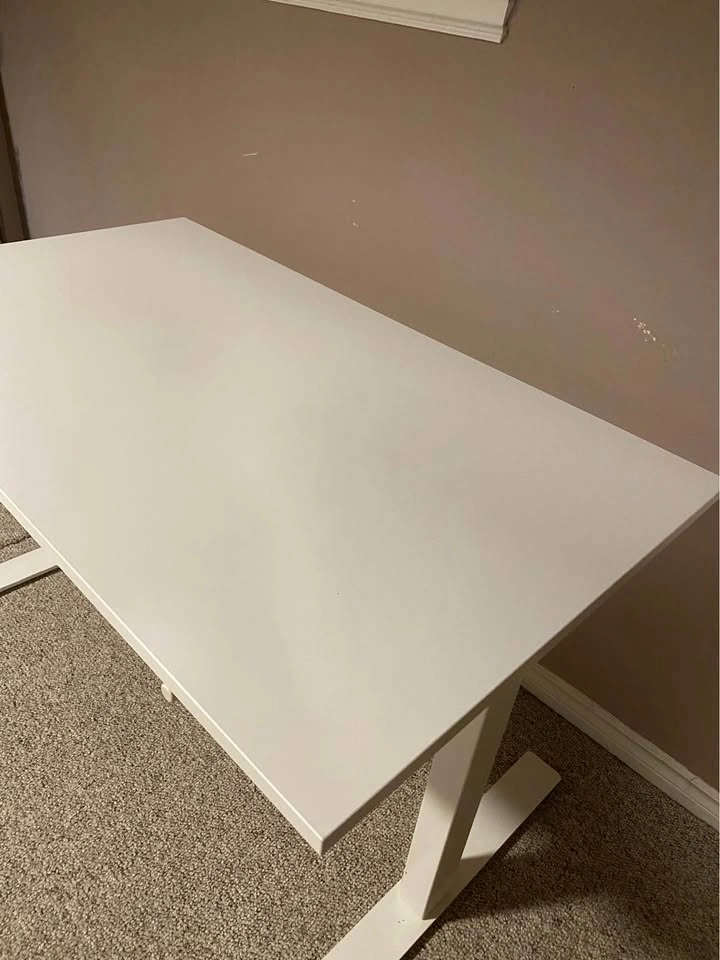 White Sit/Stand IKEA Desk*NEW TOP*(delivery available) - photo 3
