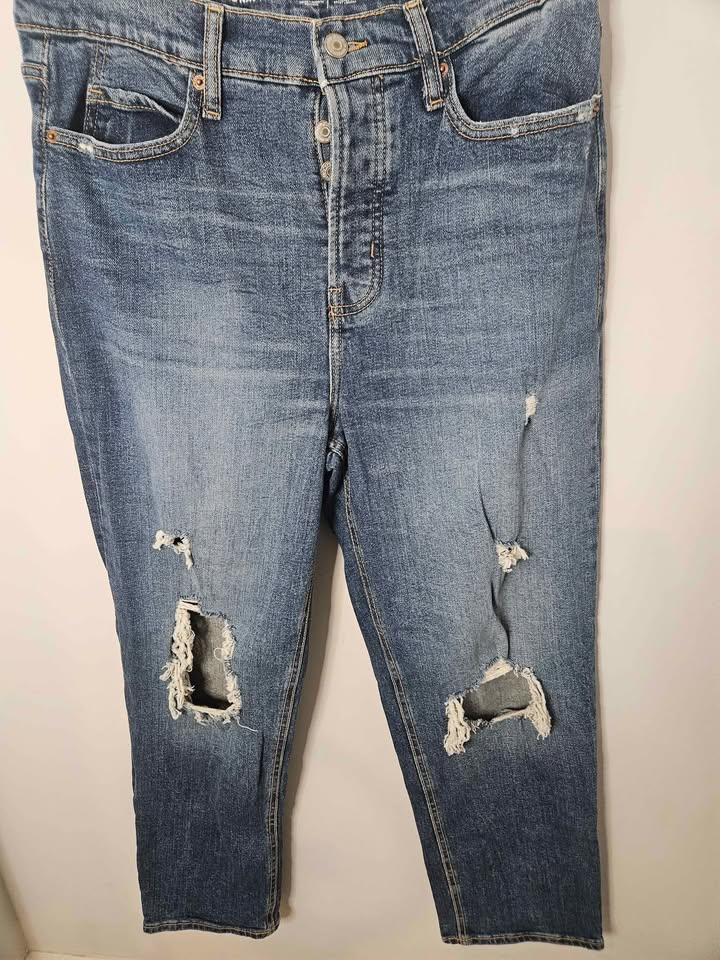Extra high rise Sky high straight leg jeans - photo 4