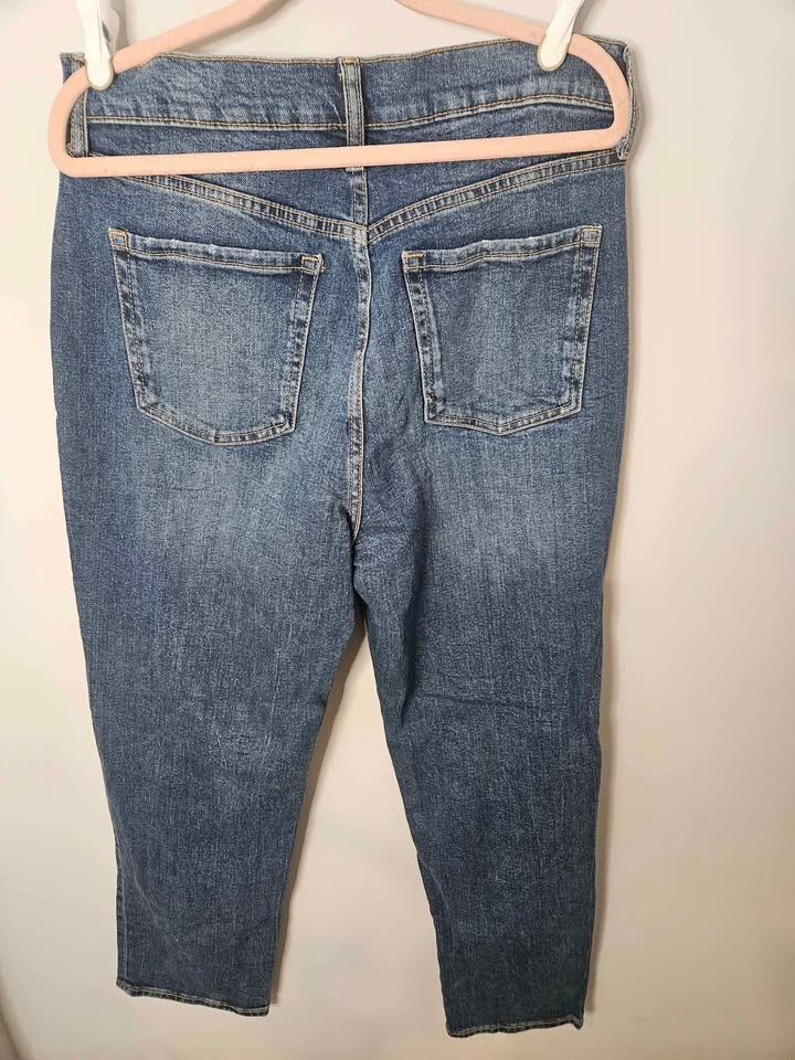 Extra high rise Sky high straight leg jeans - photo 5