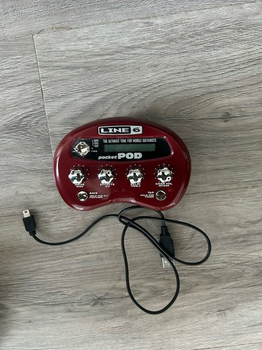 Line 6 Pocket POD Guitar Multi-Effects Processor Amp Modeler w/