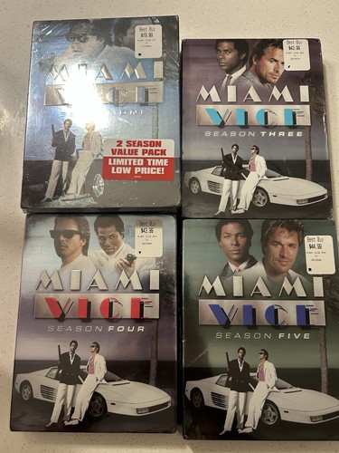 Miami Vice Complete Series Seasons 1-5 DVD SEALED Original Digip