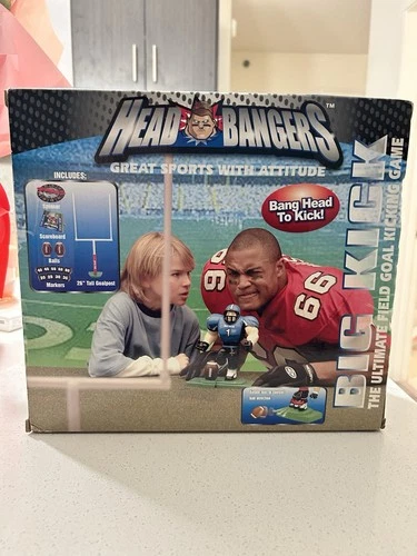 VTG 2006 Funrise Head Bangers Big Kick Football Figure 10" New - photo 2
