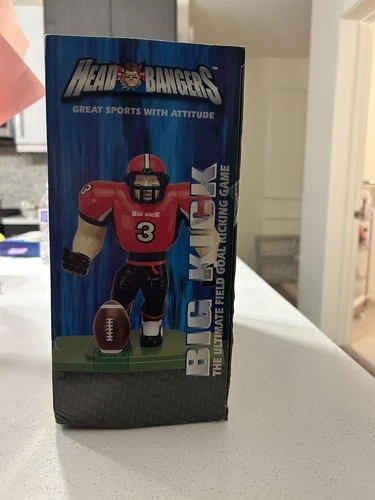 VTG 2006 Funrise Head Bangers Big Kick Football Figure 10" New - photo 3