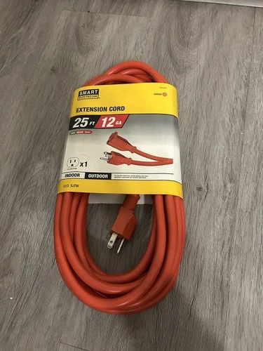 Smart Electrician 25 ft Extension Cord 12 Gauge 12/3 Heavy Duty - photo 2