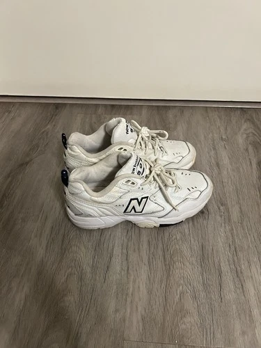 New Balance 608 White Navy Leather Cross Training Shoes Men's Si - photo 2