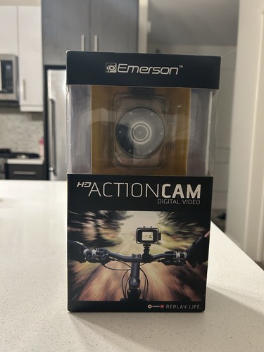 Emerson HD Action Cam Digital Video (720p, 5.0 MP) EVC355WH
