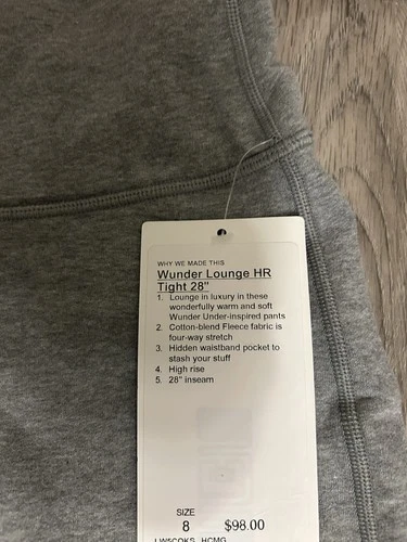 Lululemon Grey High-Skinny Leggings Size 8 - photo 4
